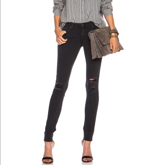 rag & bone Denim - Rag & Bone Skinny Soft Rock with Holes